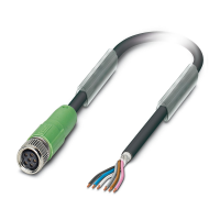 SAC-6P- 5,0-PUR/M 8FS SH Sensor/actuator cable
