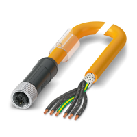 SAC-6P- 5,0-PUR/M12FSM PE SH Power cable