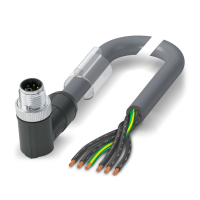 SAC-6P-M12MRM/ 5,0-PVC PE Power cable