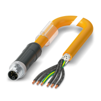 SAC-6P-M12MSM/ 3,0-PUR PE SH Power cable