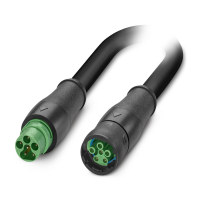 SAC-6P-S15MS/ 5,0-PUR/S15FS PE Power cable