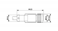 SAC-8P-15,0-285/M12FS SH TP SO Sensor/actuator cable