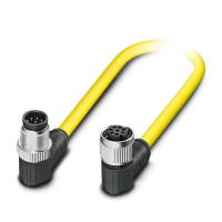 SAC-8P-M12MR/ 0,5-542/M12FR BK Sensor/actuator cable