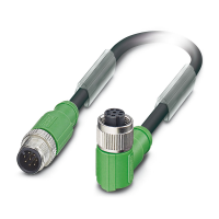 SAC-8P-M12MS/ 0,3-PUR/M12FR SH Sensor/actuator cable