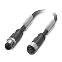 SAC-8P-M12MS/ 3,0-PUR/M12FS SH Sensor/actuator cable
