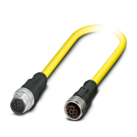 SAC-8P-M12MS/ 0,5-542/M12FS BK Sensor/actuator cable