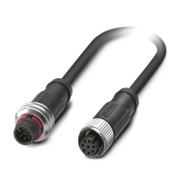SAC-8P-P12MS/ 3,0-PUR/M12FS Sensor/actuator cable