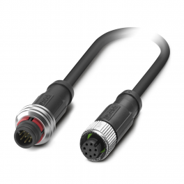 SAC-8P-P12MS/ 0,6-PUR/M12FS Sensor/actuator cable
