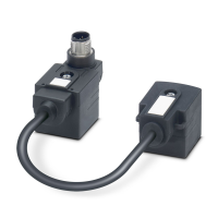 SAC-MS/ 2,0/0,11-116/2XA-1L-Z Double valve connector cable