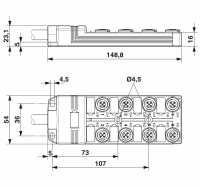 SACB-8 8-L-20,0PUR SCO P Distributor box