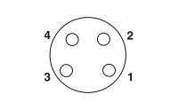 SACC-CI-M8FS-4P SMD SH R32 WO Contact carrier