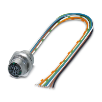 SACC-DSI-FSY-8CON-M16/0,5 SCOX Device connector rear mounting
