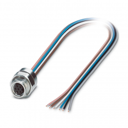 SACC-DSI-M 8FS-6CON-M12/0,5 Device connector rear mounting