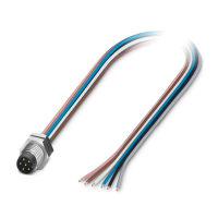 SACC-DSI-M 8MS-6CON-M 8/0,5 Device connector rear mounting