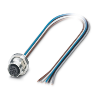 SACC-DSI-M12FS-5CON-PG9/0,5 VA Device connector rear mounting