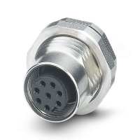 SACC-DSI-M12FS-8CON-L180 VA Device connector rear mounting