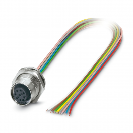 SACC-DSI-M12FS-8CON-M16/1,0 Device connector rear mounting