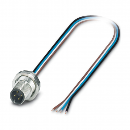 SACC-DSI-M12MS-4CON-PG9/0,5 VA Device connector rear mounting