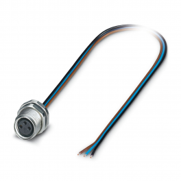 SACC-DSI-M8FS-3CON-M10/1,0 Device connector rear mounting