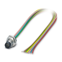 SACC-DSI-M8MS-8CON-M8/0,5 Device connector rear mounting