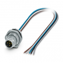 SACC-DSI-MS-5CON-M16/0,5 PP Device connector rear mounting