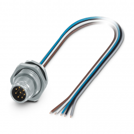 SACC-DSI-MS-8CON-M16/0,5 PP Device connector rear mounting