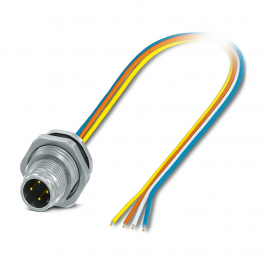 SACC-DSI-MSD-4CON-M16/0,5 PP Device connector rear mounting