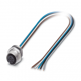 SACC-E-FS-5CON-M16/1,0 SCO Device connector front mounting