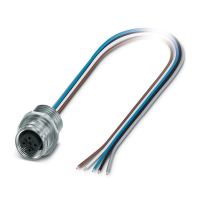 SACC-E-FS-5CON-M16/0,5 PP Device connector front mounting