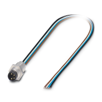 SACC-E-M 8MS-4CON-M8/0,5 Device connector front mounting