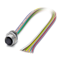 SACC-E-M12FS-17CON-M16/0,5 VA Device connector front mounting