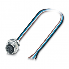 SACC-E-M12FS-4CON-PG 9/0,5 VA Device connector front mounting