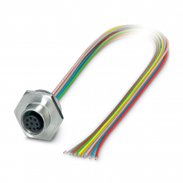 SACC-E-M12FS-8CON-M20/0,5 VA Device connector front mounting