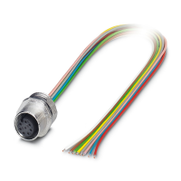 SACC-E-M12FS-8CON-PG9/2,0 Device connector front mounting