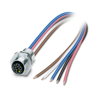 SACC-E-M12FSL-4FE-F16XL/1,0-US Device connector front mounting