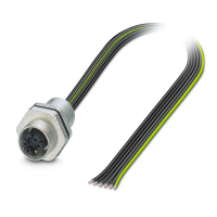 SACC-E-M12FSM-5PE-M16XL/0,2 Device connector front mounting