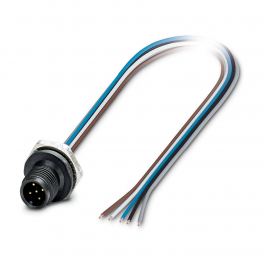 SACC-E-M12MS-5CON-M16/0,5 P Device connector front mounting