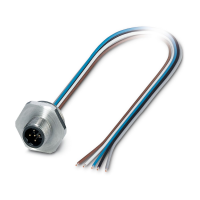 SACC-E-M12MSB-5CON-M20/0,5 VA Device connector front mounting