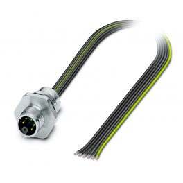 SACC-E-M12MSM-5PE-M16XL/0,2 Device connector front mounting