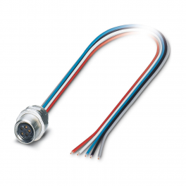 SACC-E-M8FS-5CON-M10/0,5 DN Device connector front mounting