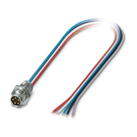 SACC-E-M8MS-5CON-M10/0,5 DN Device connector front mounting