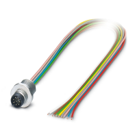 SACC-E-M8MS-8CON-M10/0,5 Device connector front mounting