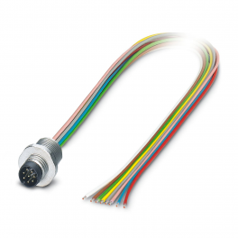 SACC-E-M8MS-8CON-M10/0,5 Device connector front mounting