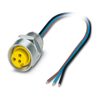 SACC-E-MINF-3CON-NPT12-547/1,0 Flush-type connector