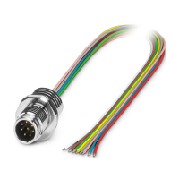 SACC-E-MS-8CON-M16/0,5 PP Device connector front mounting