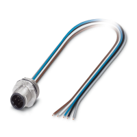 SACC-E-MSB-5P-M16/0,5 SCO VE10 Device connector front mounting