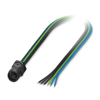 SACC-E-S15FS-5PE-M20/0,5 Device connector front mounting