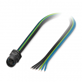 SACC-E-S15FS-5PE-M20/0,5 Device connector front mounting