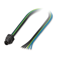 SACC-E-S15MS-5PE-M20/0,25 Device connector front mounting