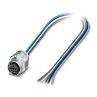 SACC-EC-FS-5CON-M16/ 1,0 SCO Device connector front mounting